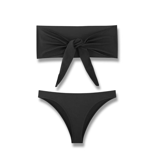 Vermoni™️ Tan Through Bikini Set